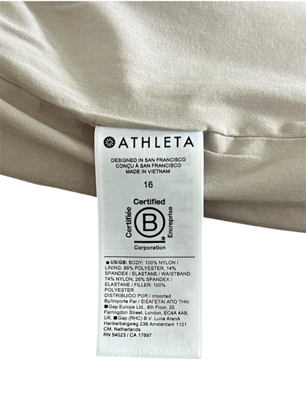 ATHLETA Apres Quilted Ski Short Cream Size 16 - Picture 11 of 11